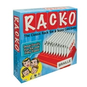 RACKO Card Game- Modified with Brailled Cards