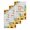 Gray, variant on Sunflower Kitchen Dish Towels for Drying Dishes Set of 3, Summer Botanical Elegant Floral Wooden Waffle Weave Microfiber Hand Tea Bathroom Towels Quick Dry & Absorbent Towel 15.7x23.6
