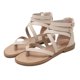 thumbnail image 2 of Sandalias planas romanas informales para mujer de verano Wmkox8yii  shjk1277, 2 of 9