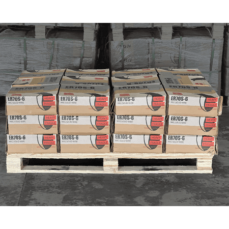 

(36 Spools) PGN Solid MIG Welding Wire - ER70S-6 - 0.035 Inch 33 Pound Spool - Mild Steel MIG Wire with Low Splatter and High Levels of Deoxidizers - For All Position Gas Welding