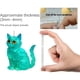 thumbnail image 4 of Colgante acrílico 2D de gato azul | Adorno de pared original para amantes de los gatos | Idea de regalo para decorar el hogar, 4 of 6