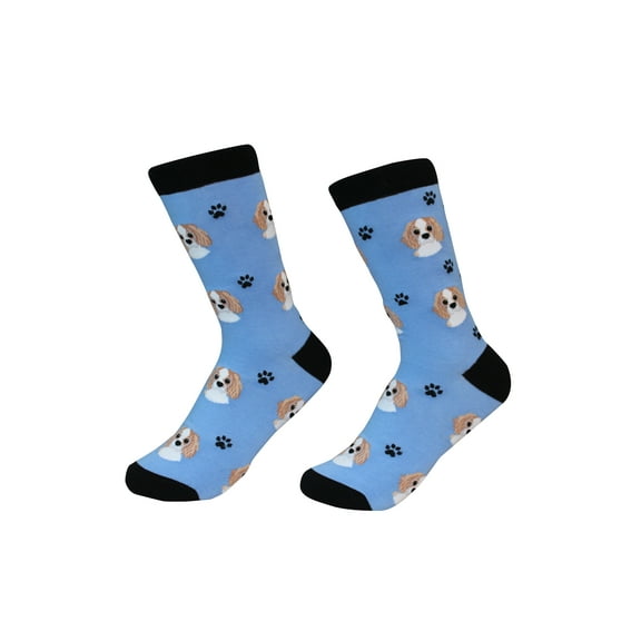 Cavalier King Charles Spaniel Dog Breed Socks Unisex Sock Daddy by E&S Pets