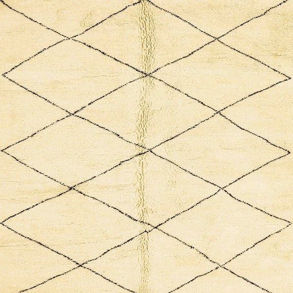 Ahgly Company Machine Washable Indoor Square Abstract Brown Gold Area Rugs, 4' Square