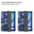 thumbnail image 3 of ELEHOLD Folding Case For Apple iPad 11th(A16) 2025/10th 2022, PU Leather Case Stylish Pattern Kickstand Magnetic Auto Wake/Sleep Folio Slim Shockproof Case Cover,D, 3 of 6