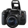 thumbnail image 2 of Canon EOS Rebel T6i DSLR Camera with 18-55mm Lens Standard Bundle Canon 0591C003, 2 of 5