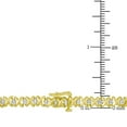 thumbnail image 6 of 10k Yellow Gold 4 cttw Brilliant Round-Cut Diamond Graduating Riviera Statement Necklace (H-I Color, I2-I3 Clarity), 6 of 8