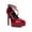 Burgundy, variant on PIXIE DUST CROSS STRAPPED STILETTO SANDAL
