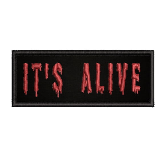 It's Alive Horror Movies 4" W x 1.5" T Iron/Sew On Decorative Patch