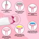 thumbnail image 3 of Cortador de Uñas Eléctrico para Bebés Recargable Kit de Manicura 6 en 1 con Cabezales Suaves y de Acero Lima Silenciosa 35dB Paro Automático de Seguridad Ideal para Recién Nacidos Niños y Adultos Rosa, 3 of 7