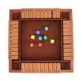 thumbnail image 2 of Shut The Box Wooden Board  Game, 4 Sided Resistance To Cracking Classic Shut The Box  Game  for Children for Home, 2 of 8