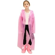 [2Pack] Raincoat Student Kid Siamese Waterproof Environmental Poncho Children Raincoat