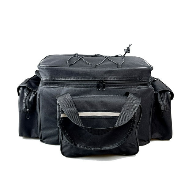 pitrice Sac de Pêche en Tissu Oxford Imperméable Sacs de Rangement Portables Pochette Multi-Poches Randonnée Escalade Sac à Dos