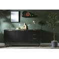 thumbnail image 5 of South Shore Arlo, Mid-century Glam Sideboard,  Black, 5 of 11