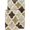 thumbnail image 6 of Chesapeake Alloy Moroccan Tiles 2pc Khaki Bath Rug Set (21"x34" &17" x 24"), 6 of 6