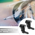 thumbnail image 2 of 4pcs Car Front Windshield Wiper Washer Nozzle Spray Jet Replacement for Cadillac CTS 2009-2015 25815793 Black, 2 of 6