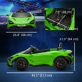 thumbnail image 3 of Qaba 12V McLaren Licensed Electric RC Car for Kids, Toddler Ride on Toys Gift, Green, 3 of 9