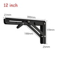 thumbnail image 2 of 8/10/12inch RV Folding Bracket Stainless Steel Triangle Storage Rack Fixed Brackets Campervan Motorhome RV Accessories ,Durable Material, 2 of 7