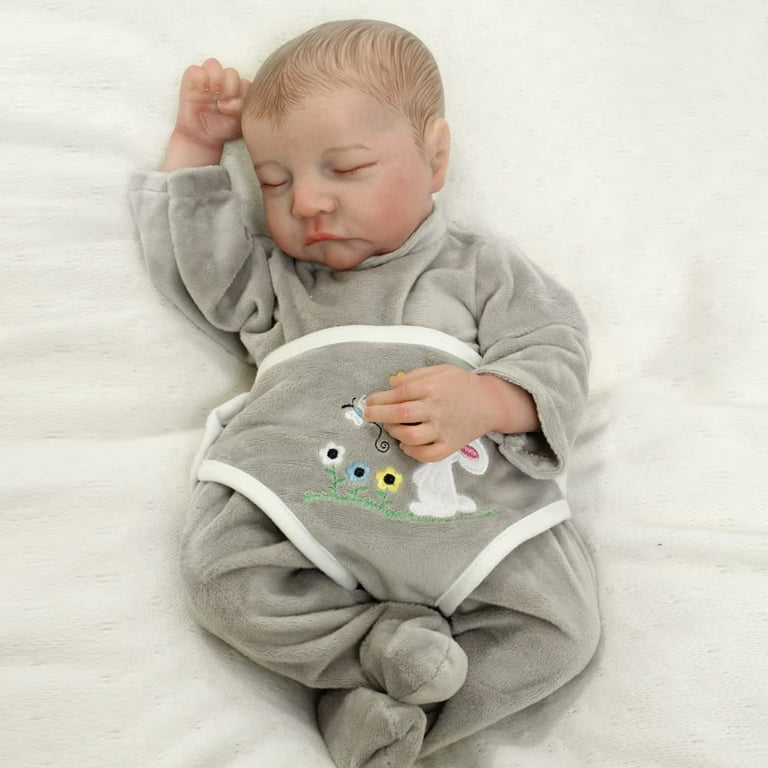 Reborn Baby Dolls Soft Cloth Body Real Boy Girl Newborn Handmade Birthday  Gifts