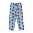 thumbnail image 4 of Balery Strawberries print Women's Pajama Pants,Ultra Lightweight Pjs,Lounge Pant-XX-Large, 4 of 9