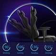 thumbnail image 3 of FDW Office Chair Ergonomic High, Footrest Lumbar Support and Headrest, Black, 3 of 7
