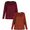 Merlot Wine/Aburn Sun, variant on Time and Tru Women's Hacci Knit Tee with Long Sleeves, Sizes XS-XXXL
