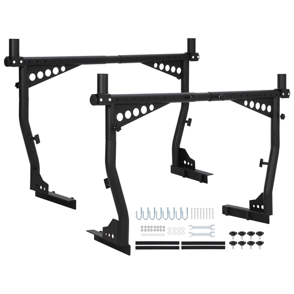 Accreate Adjustable Heavy Duty Truck Ladder Rack, 35"-67" Universal Bed Rack, 1000 lbs No-Drill Cargo Rack for Kayaks, Ladders, Surfboards, Fits Most Pickups