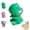 Green, variant on Mini Food Cooling Fan, Clip-On Elephant Bowl and Cup Fan, Portable USB-C Rechargeable Blower for Soup, Noodles, Coffee, Drinks and Desktop Use