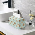 thumbnail image 5 of ZUXONGSY Highland Cow Tissue Box Covers PU Leather Rectangular Tissue Box Holder with Buttons Tissue Box Holder for Kitchen Fashion Tissue Box for Women Gifts for Women Friends, 5 of 7