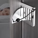 thumbnail image 1 of Tope de puerta portátil antirrobo de acero inoxidable para mujeres que viven solas, para protegerse de los ladrones. Hebilla de acero inoxidable., 1 of 7