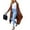 Brown, variant on Women's Plus Size Cardigan Long Sleeve Duster Open Front Drape Lightweight Long Cardigans