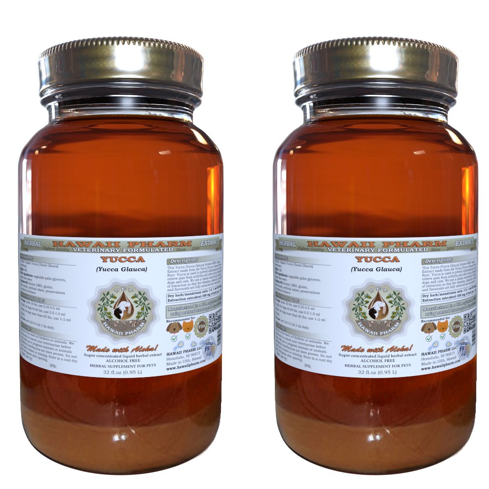 Yucca (Yucca Glauca) Organic Dried Root VETERINARY Natural AlcoholFREE