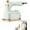 Green, variant on 2-in-1 Portable Handheld Steam Iron, with Anti-Scalding Base, Travel Irons for Clothes, Compact Lightweight Design/Fast 5-Second Heat up for Home, Dorm