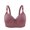 Light Violet, variant on Women Wire Free Full Support Bra No Underwire Comfort Push Up Bralette with Adjustable Straps Anti-Sagging Full Coverage Bras Beige M