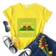 thumbnail image 3 of Camisetas Harajuku Twin Peaks, ropa de mujer, novedad de verano 2022, camiseta amarilla estética vintage, camisetas casuales de cuello redondo, 3 of 5
