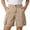 X-805Khaki, variant on YMNXA Kids Boys Girls Cargo Shorts Button Elastic Waist Solid Color Wide Leg School Uniforms Stretch Shorts With Pockets For Everyday Wear,Khaki,9-10 Years