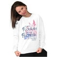 thumbnail image 3 of Flourish Flowers Jesus Christian God Women Crewneck Sweatshirt Brisco Brands S, 3 of 6