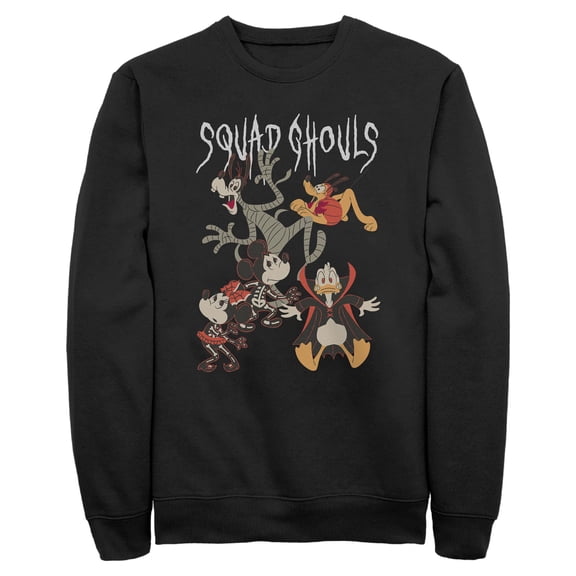 Mens Mickey & Friends Halloween Squad Ghouls Sweatshirt