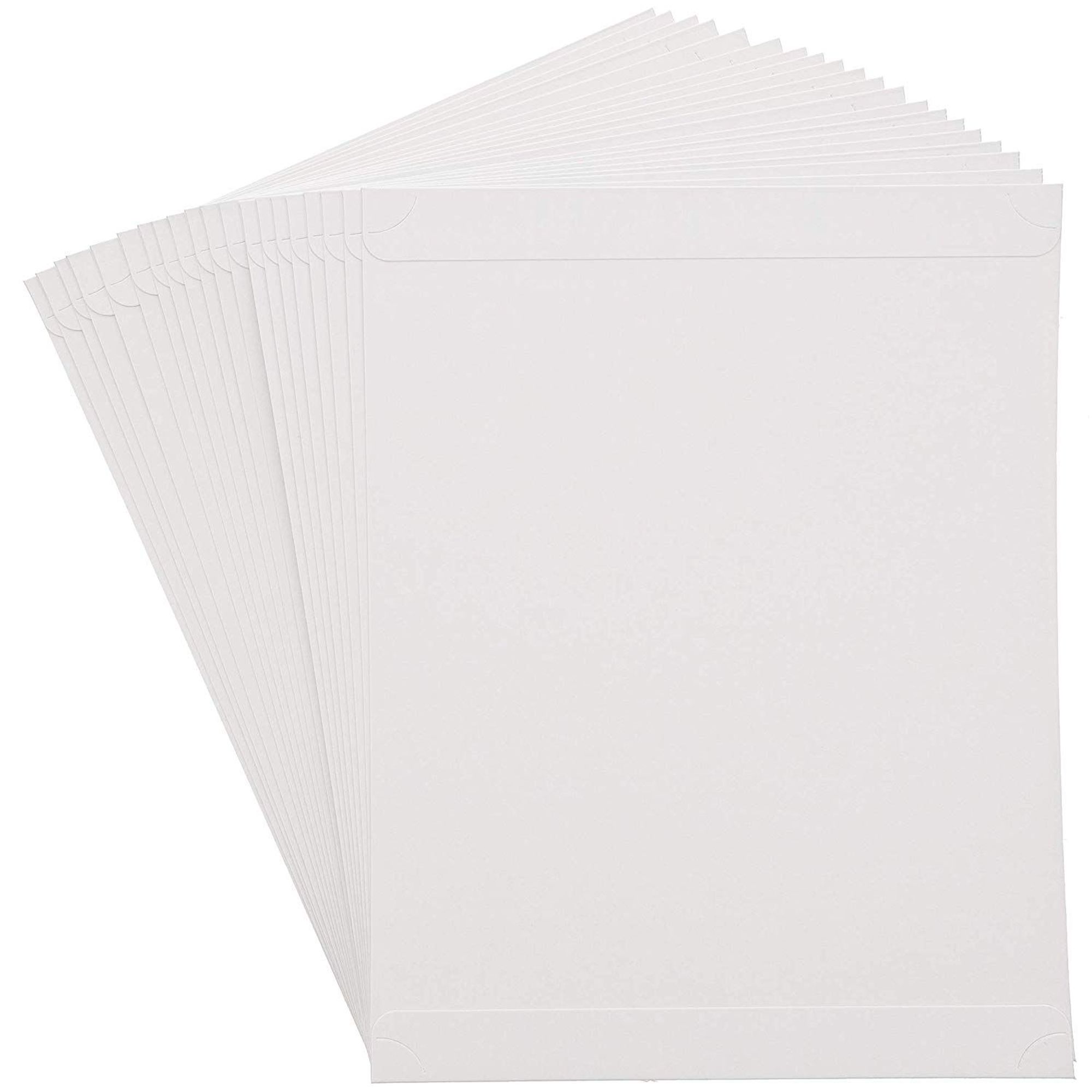 24 Pack White Certificate Holders, Diploma Holders, Single sided