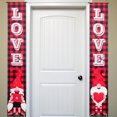 thumbnail image 4 of KAKOWELY 1 par de pancartas para el Día de San Valentín, pancartas para la puerta del Día de San Valentín, pancartas colgantes para fiestas, 4 of 5