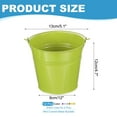 thumbnail image 2 of Small Metal Buckets with Handle Mini Galvanized Bucket Colorful Easter Buckets Green/Yellow/Orange/Blue/Red/Purple 5"x4.7" 12 Pcs, 2 of 6