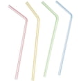 thumbnail image 2 of Cribun Comfy Package [200 Pack] Striped Flexible Drinking Straws, 2 of 5