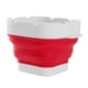 thumbnail image 4 of Lavadora de pinceles plegable Sincero cubo de silicona con tabla de fregar roja, 4 of 10