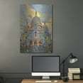 thumbnail image 5 of Luxe Metal Art 'Paris France Basilica of the Sacred Heart Sacre Coeur 2' by Pedro Gavidia, Metal Wall Art, 24"x36", 5 of 9