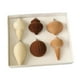 thumbnail image 1 of Juego de 6 adornos navideños para de Navidad, bolas de flocado, bombillas navideñas, elegantes colgantes para fiestas y vacaciones., 1 of 8