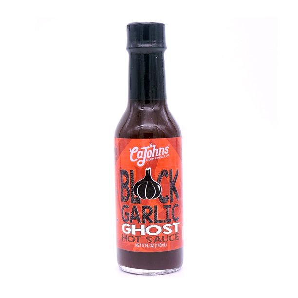 CaJohn's Black Garlic Ghost Hot Sauce