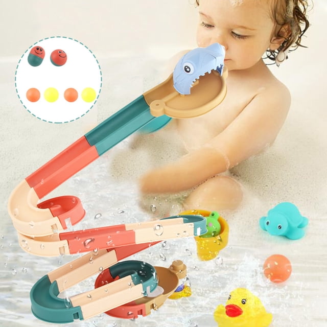 Heliisoer Children's New Assembled Ball Track Slide Water Toys