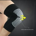 thumbnail image 2 of Knee Compression Sleeve Brace Anti-Injury Protector for Basketball pad knee Running Fitness Sports,Black,M,295mm, 2 of 8