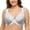 Gray, variant on Women's Underwire Lace Unlined Everyday Bra Minimizer Full Coverage Bralette 50H