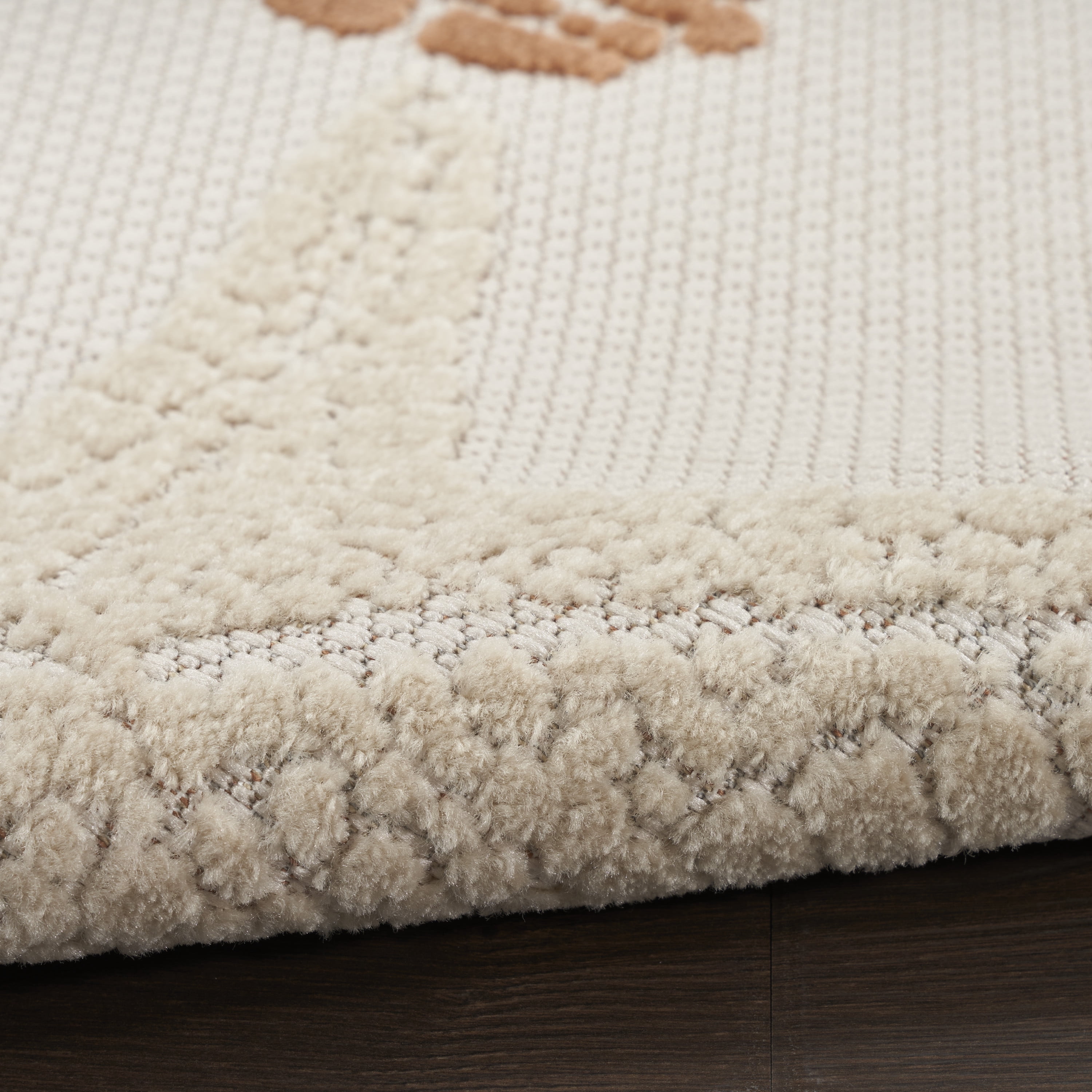 Nourison Aloha Outdoor Ivory Multicolor 2'3" x 8' Area Rug (2x8)