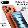 thumbnail image 5 of JETech Magnetic Slim Case for iPhone 17 Pro Max 6.9-Inch, Compatible with MagSafe, Ultra-Thin Lightweight Minimalist Phone Cover with Matte Finish and Full Camera Lens Protection (Orange), 5 of 6